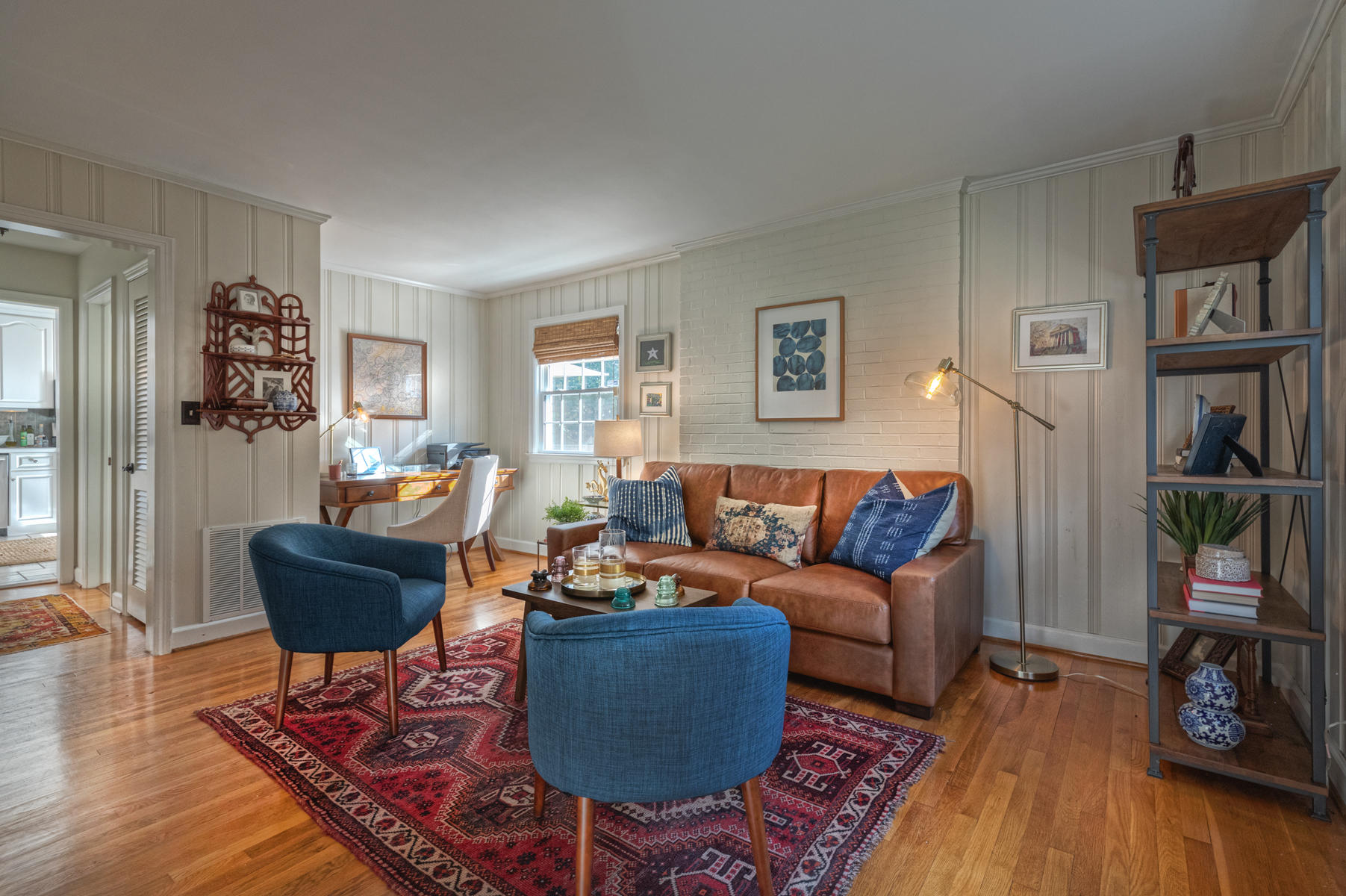 201 Parkcrest Road Southwest Roanoke, VA 24014 - Photo 11 of 39 a living room with furniture and a wooden floor