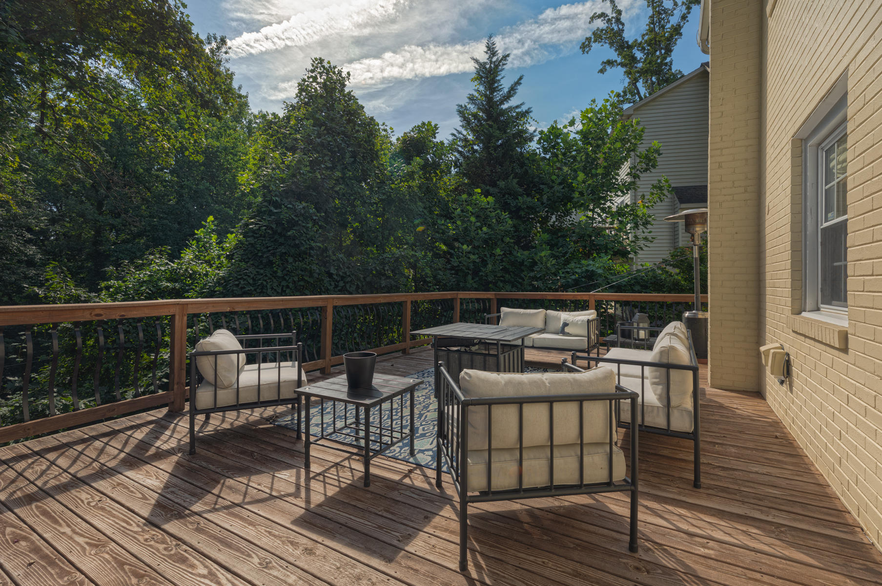 201 Parkcrest Road Southwest Roanoke, VA 24014 - Photo 35 of 39 a view of a chairs on wooden deck