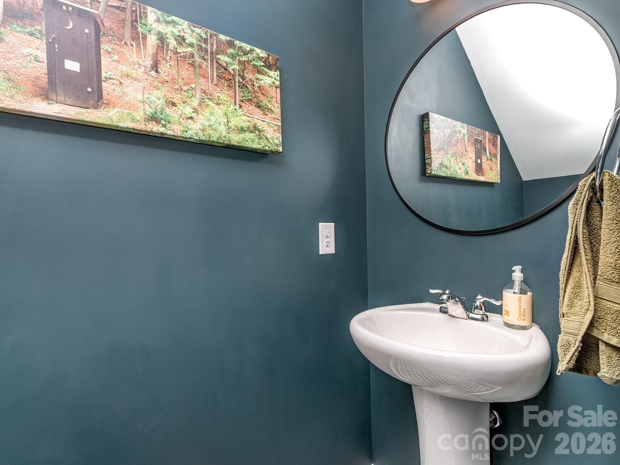 6236 Rockefeller Lane Charlotte, NC 28210 - Photo 14 of 26 a bathroom with a sink and a mirror