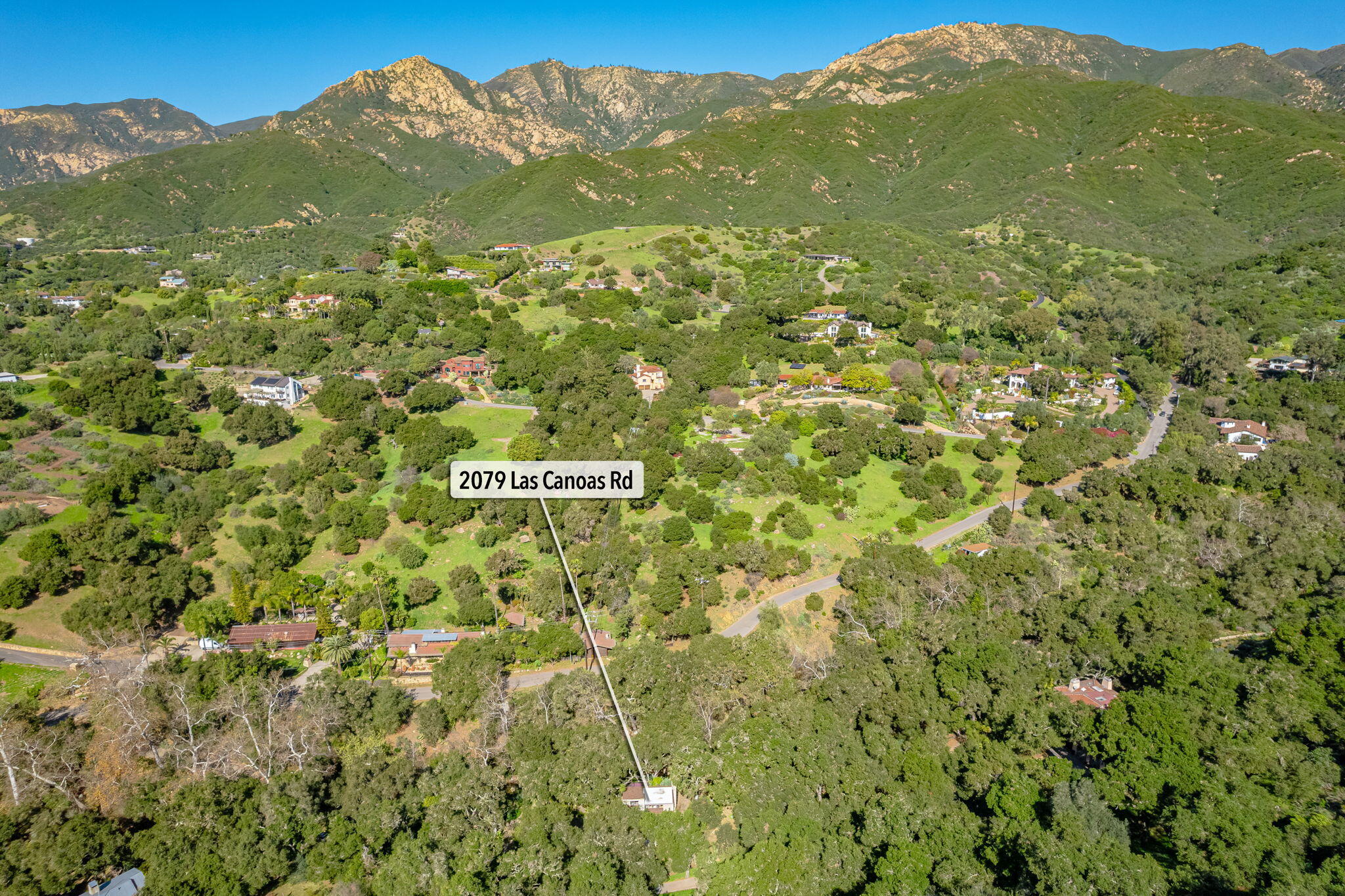 2079 Las Canoas Road Santa Barbara, CA 93105 - Photo 49 of 50 06-2079 Las Canoas Rd (aerial)