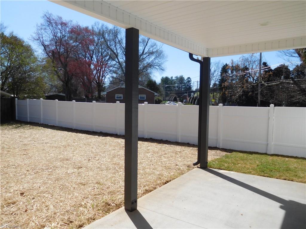 4210 Country Club Road Winston-Salem, NC 27104 - Photo 39 of 41 Recently Landscaped and Fence added. Not completely fenced in-more for privacy.