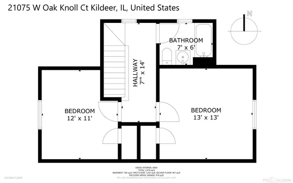 $560,000 | 21075 West Oak Knoll Court, Kildeer, IL 60047