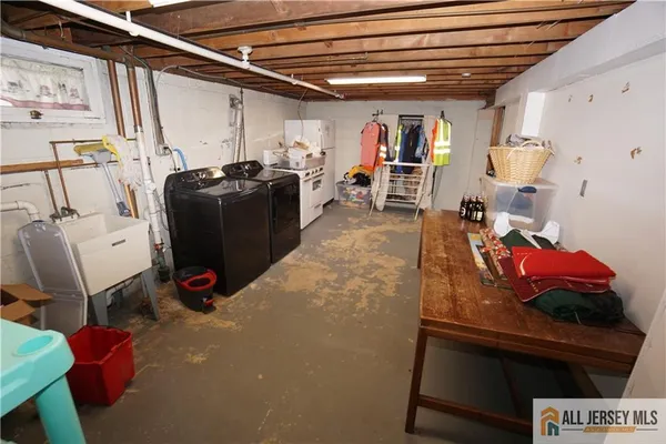 a view of a room with storage and utility