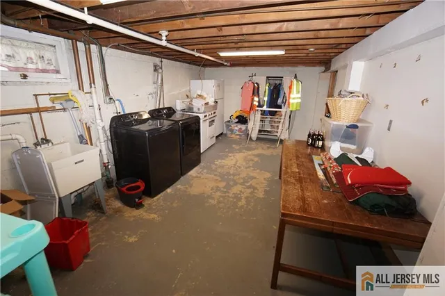 a view of a room with storage and utility