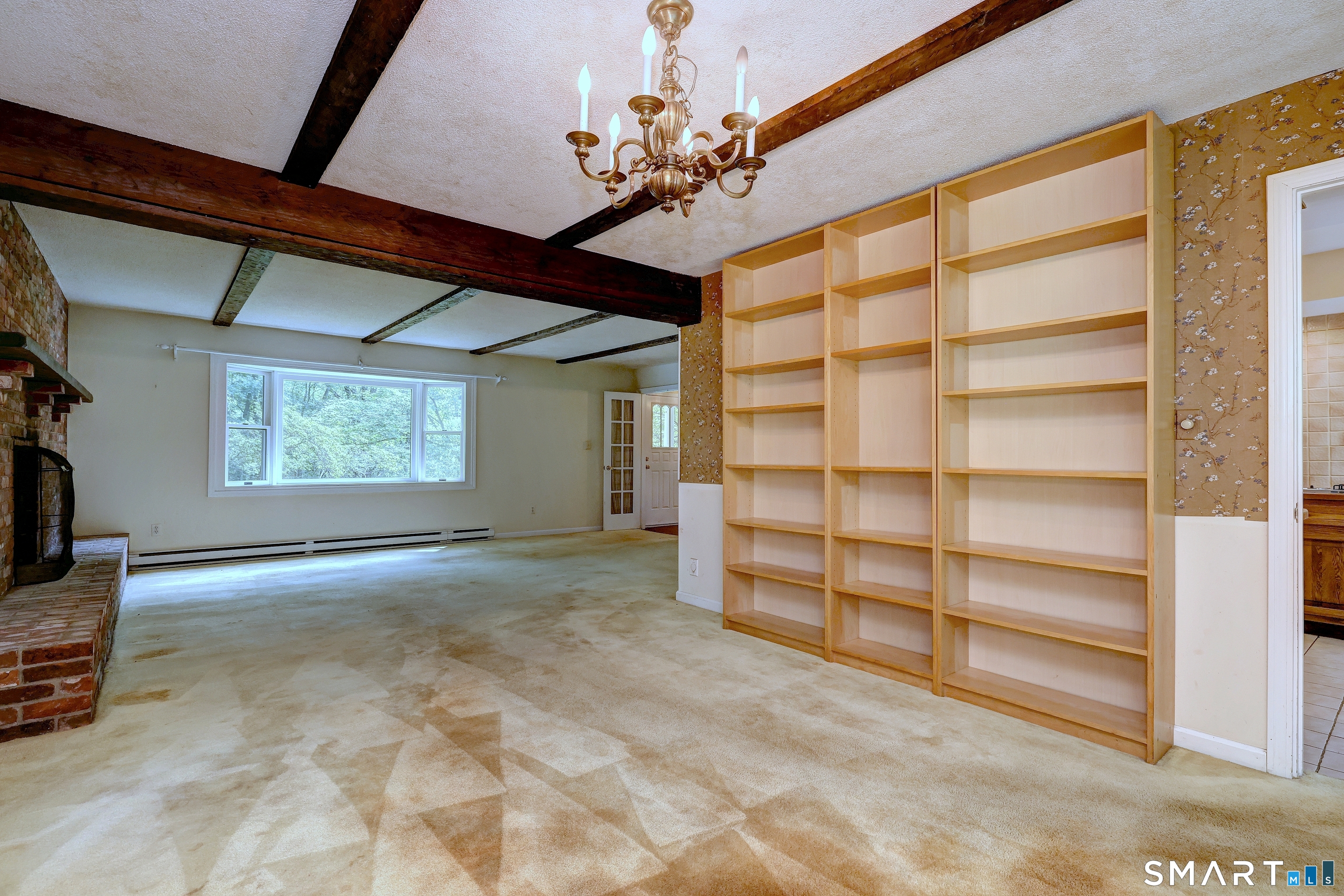 22 East Woods Road Roxbury, CT 06783 - Photo 11 of 37 a view of an empty room with a window