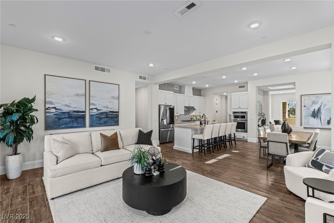 11280 Granite Ridge Drive, Unit 1075 Las Vegas, NV 89135 - Photo 14 of 82 Living Room / Kitchen / Dining