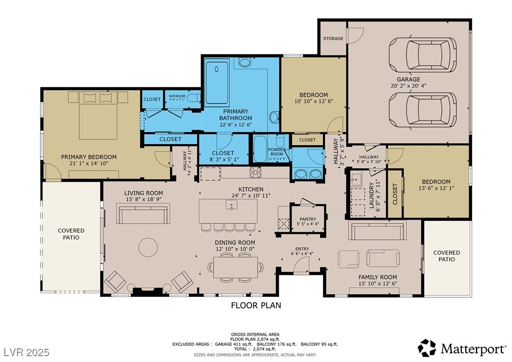 11280 Granite Ridge Drive, Unit 1075 Las Vegas, NV 89135 - Photo 82 of 82 Schematic Floor Plan