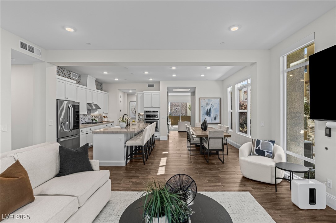 11280 Granite Ridge Drive, Unit 1075 Las Vegas, NV 89135 - Photo 10 of 82 Living Room / Kitchen / Dining