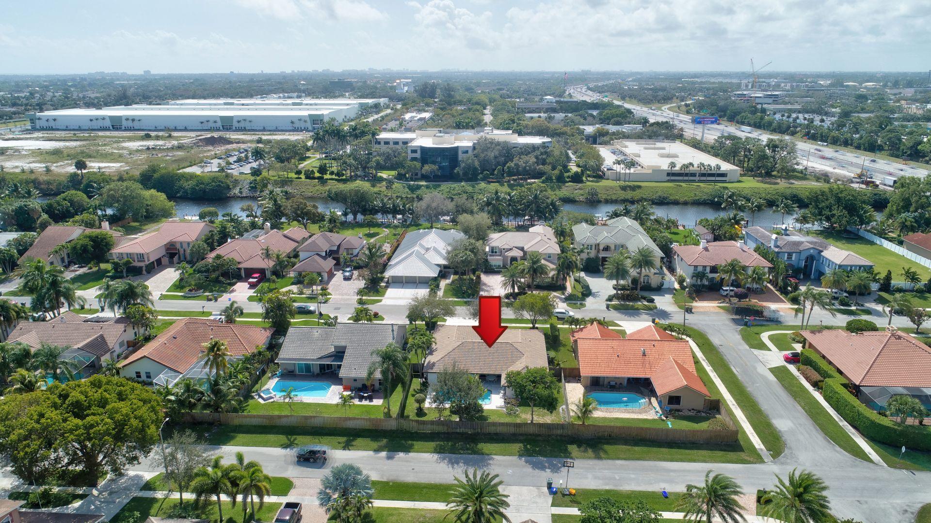 1481 Southwest 21st Lane Boca Raton, FL 33486 - Photo 3 of 43 REAR ABOVE