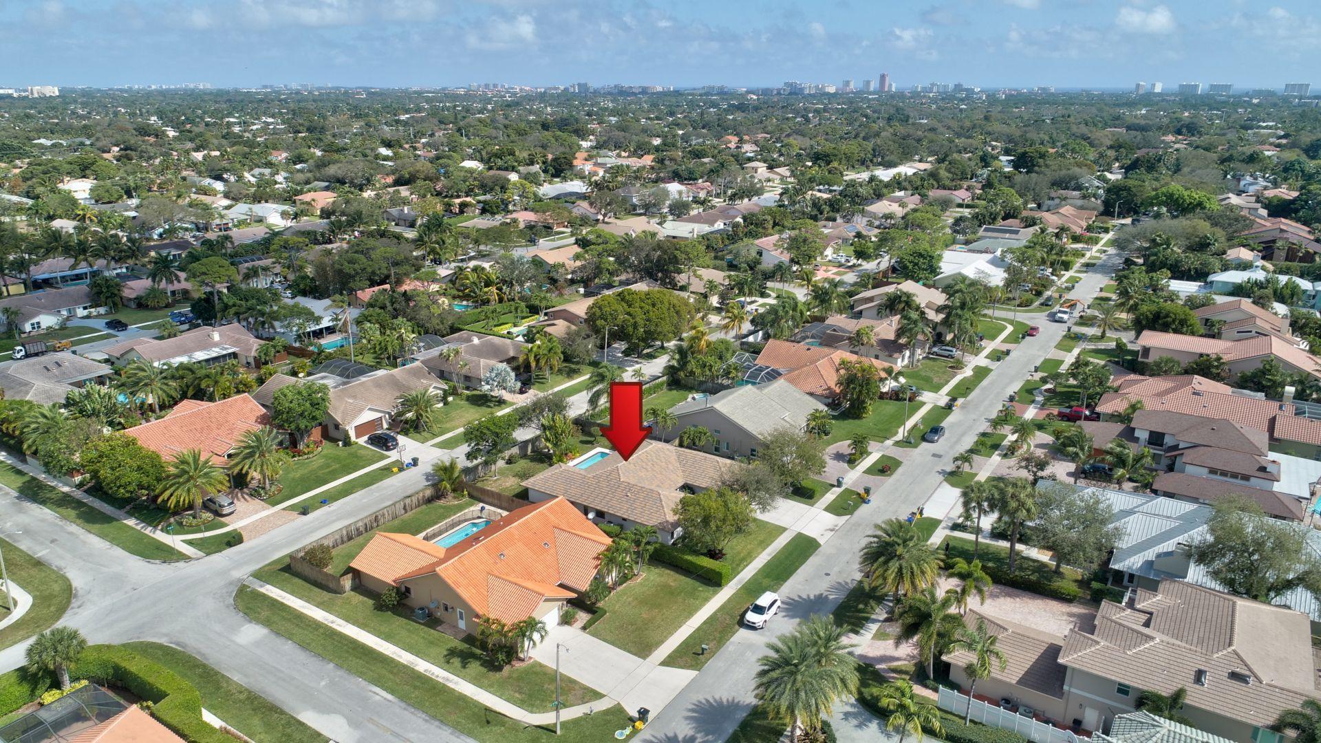 1481 Southwest 21st Lane Boca Raton, FL 33486 - Photo 39 of 43 CORNER VIEW ABOVE