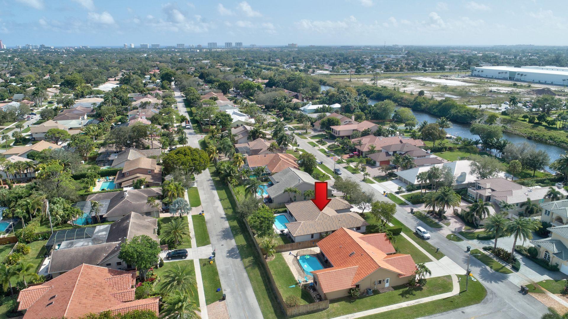 1481 Southwest 21st Lane Boca Raton, FL 33486 - Photo 40 of 43 SIDE VIEW ABOVE