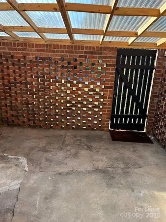 a view of a shaded area in a room