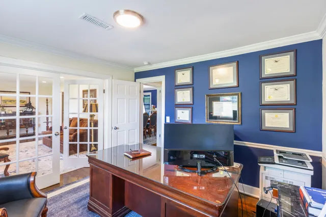 a room with furniture and a window