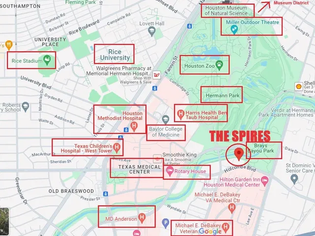 a view of a city with tall buildings