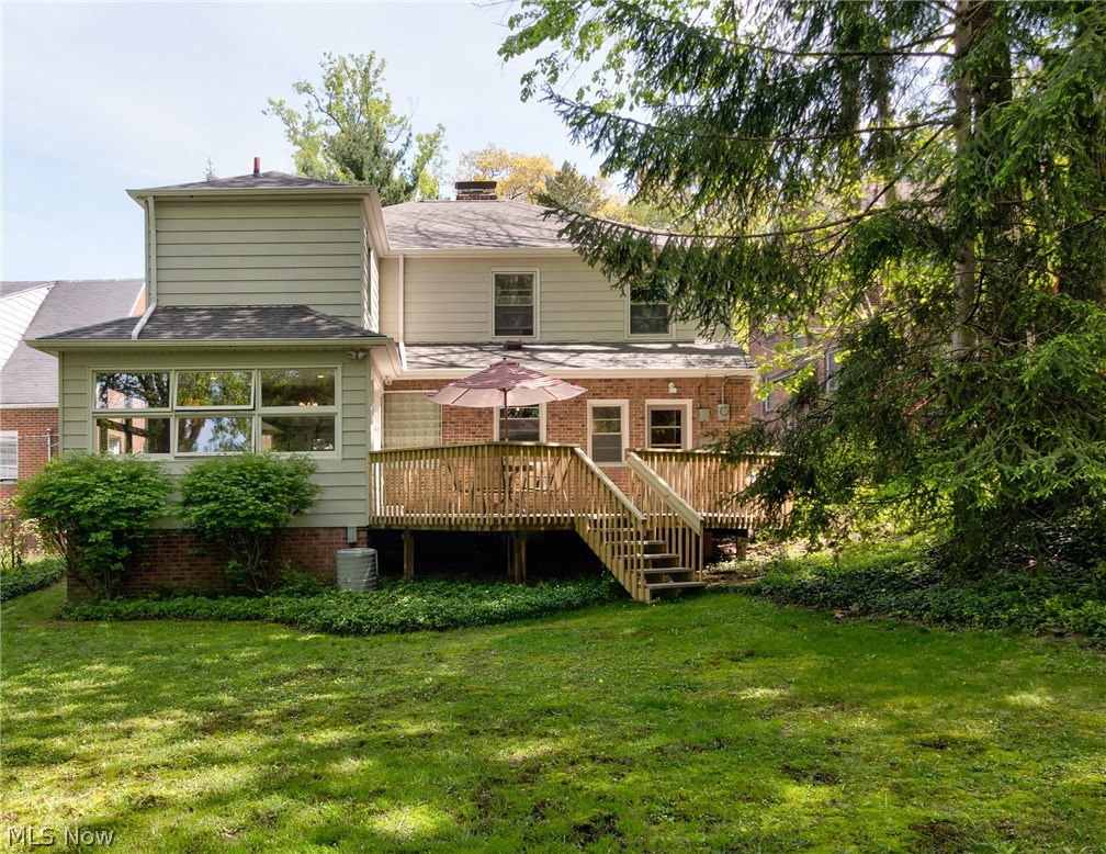 1046 Allston Road Cleveland Heights, OH 44121 - Photo 20 of 34 The view from the back yard. Plenty of open area!