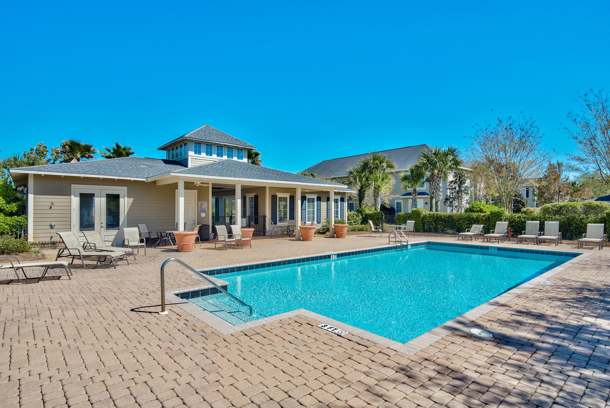 193 Christian Drive Santa Rosa Beach, FL 32459 - Photo 37 of 41 a view of a house with swimming pool and sitting area