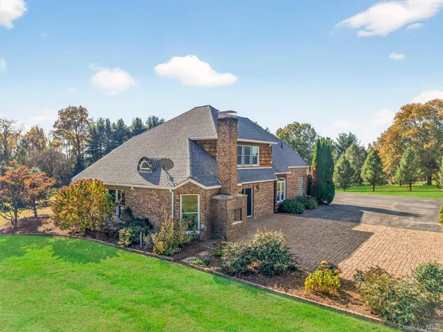 a aerial view of a house