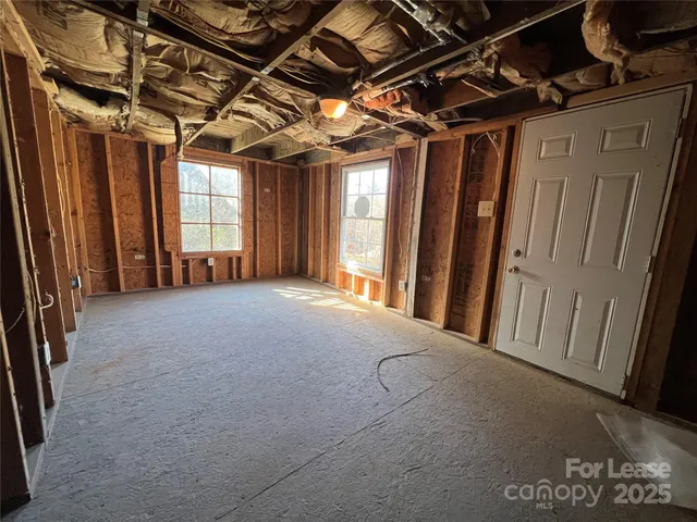 a view of a room with porch area
