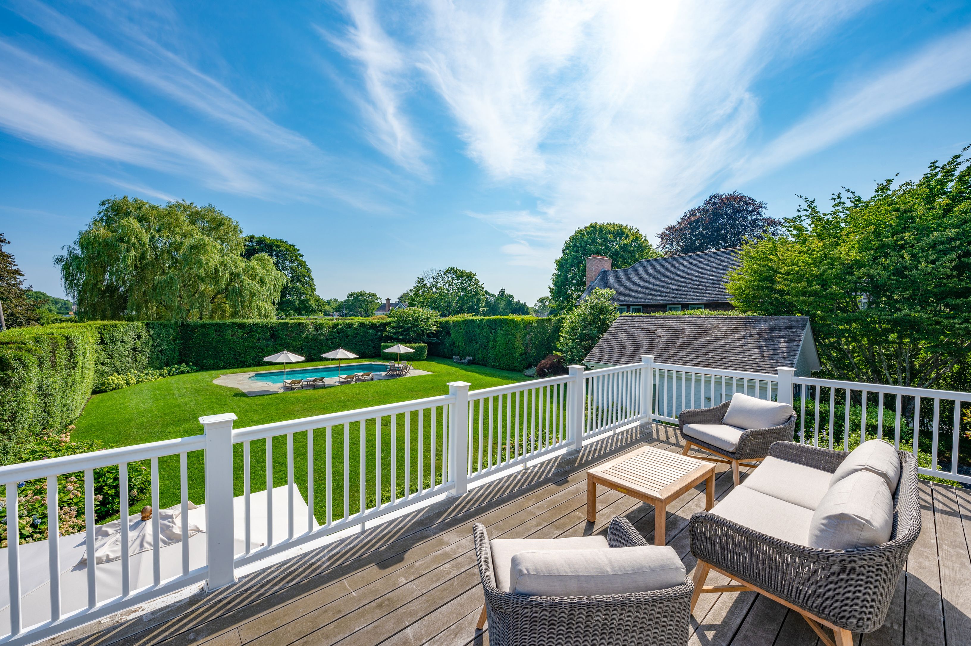 Undisclosed Address Southampton, NY 11968 - Photo 10 of 19 a view of a two chairs in the deck