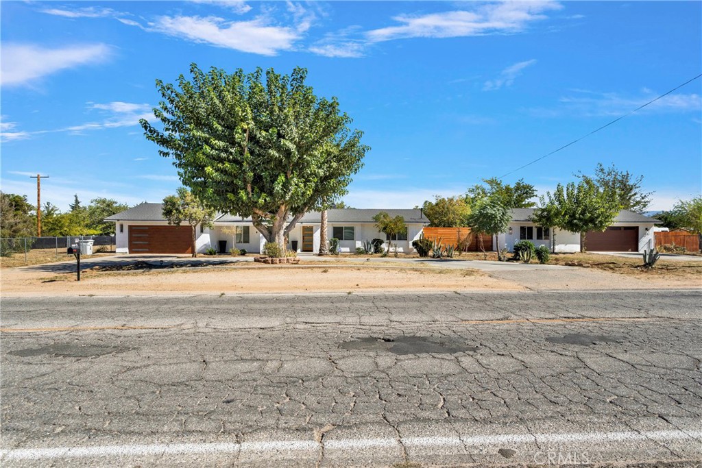 a view of a street with houses