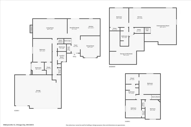 $515,000 | 9408 Jennifer Court, Chisago City, MN 55013