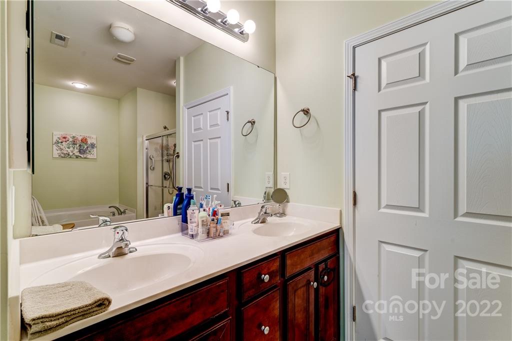 608 Amethyst Circle Fort Mill, SC 29708 - Photo 12 of 28 a bathroom with a sink double vanity and a mirror