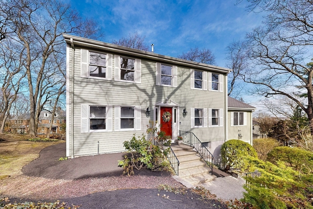 1 Hodge Road Arlington, MA 02474 - Photo 39 of 39 a front view of a house with garden