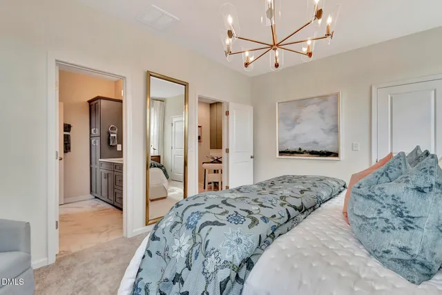 a workspace with furniture and window