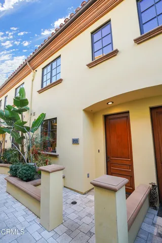 a view of a entryway door of the house