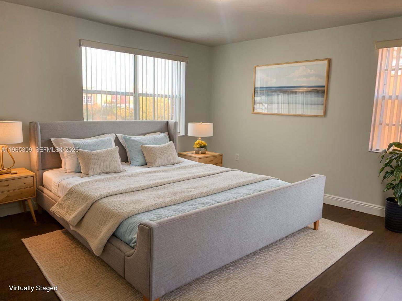 12447 Northwest 7th Street Miami, FL 33172 - Photo 20 of 29 a bedroom with bed and window