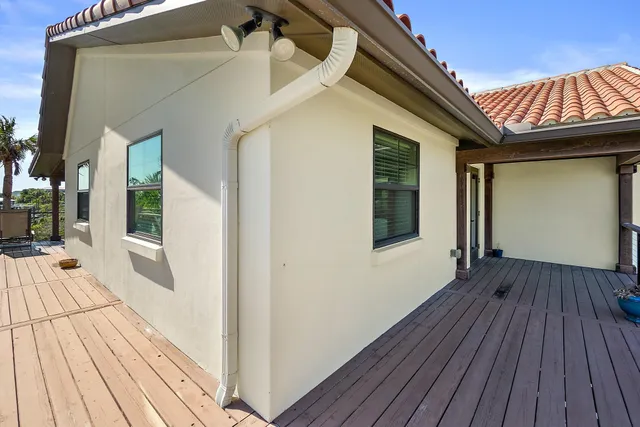 a view of a house with wooden floor