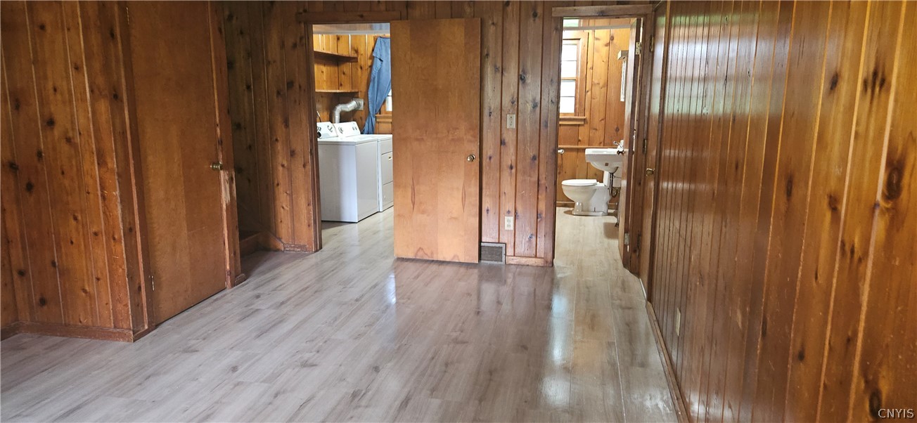 166 Terrace Way Camillus, NY 13031 - Photo 42 of 49 Family Room overlooking Laundry Room and 1/2 Bathroom