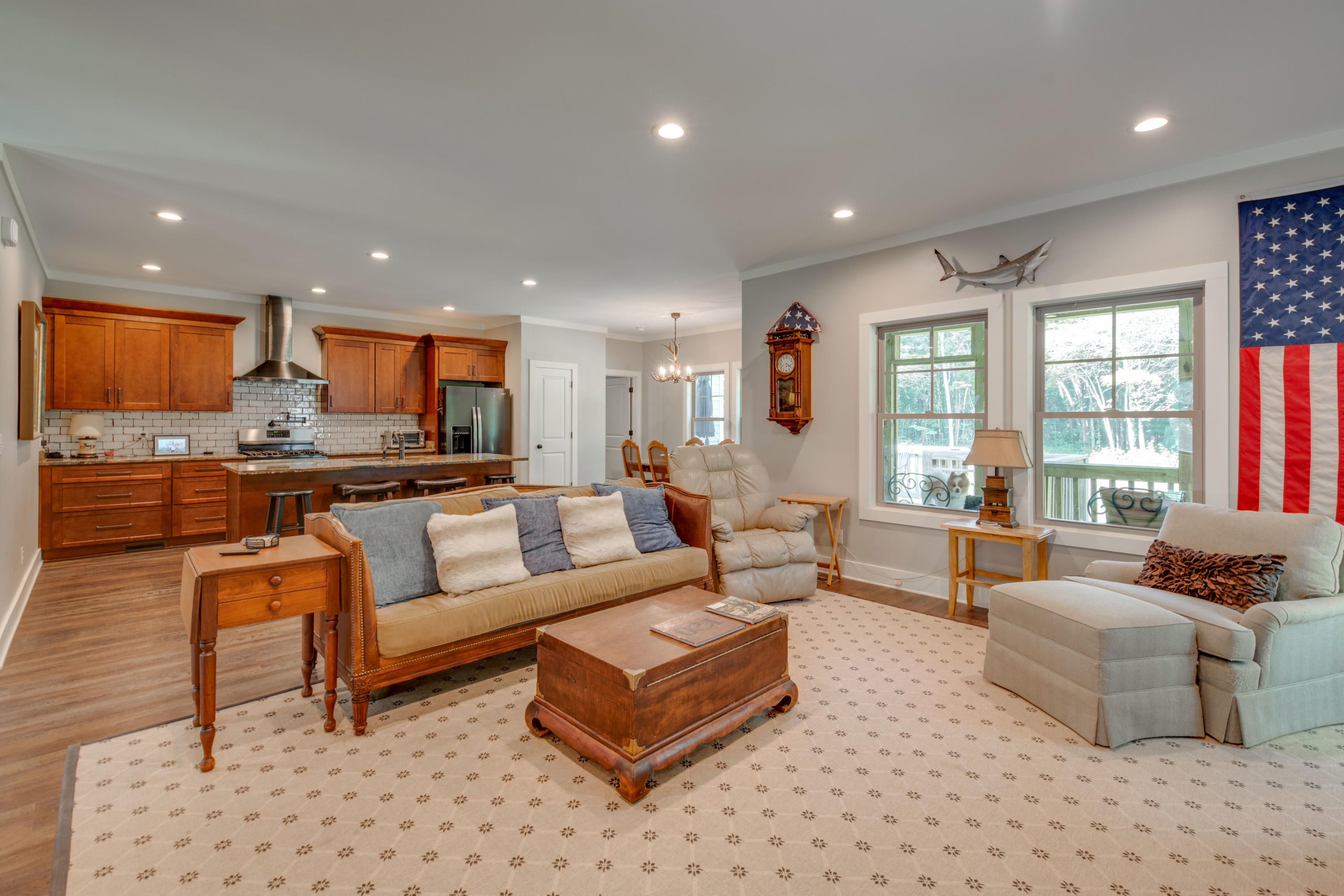 8145 Hixson Springs Road Signal Mountain, TN 37377 - Photo 13 of 64 Living Room & Kitchen
