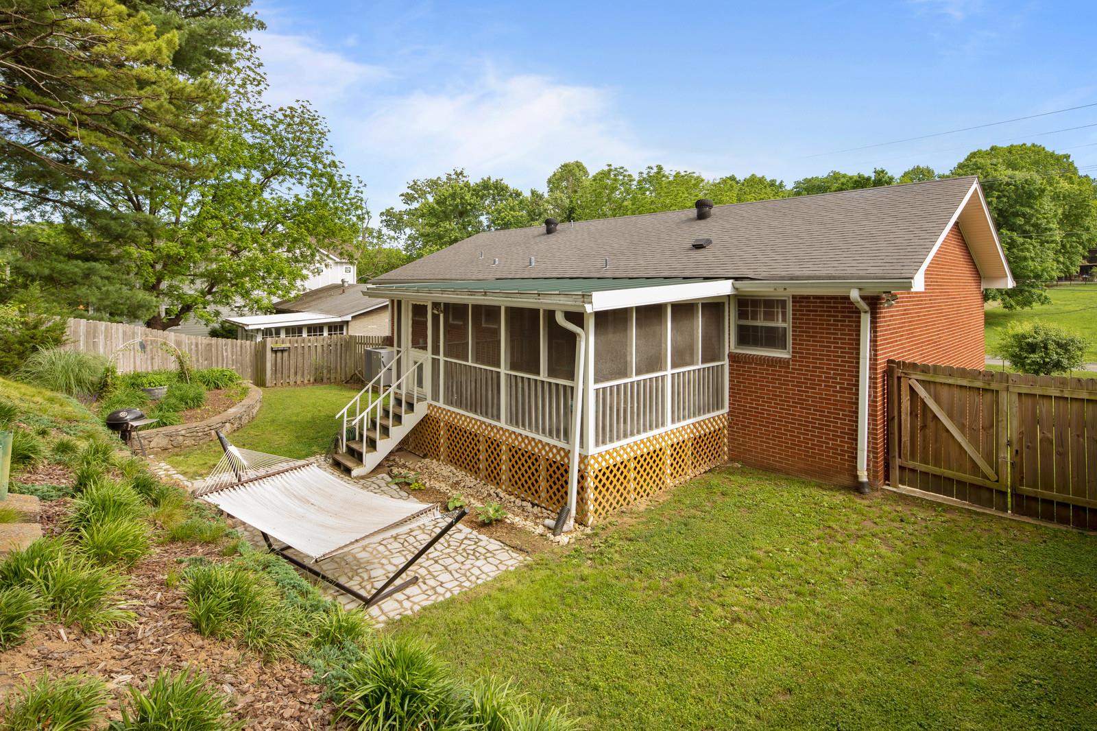 2413 Porter Road Nashville, TN 37206 - Photo 28 of 29 a view of a house with a backyard