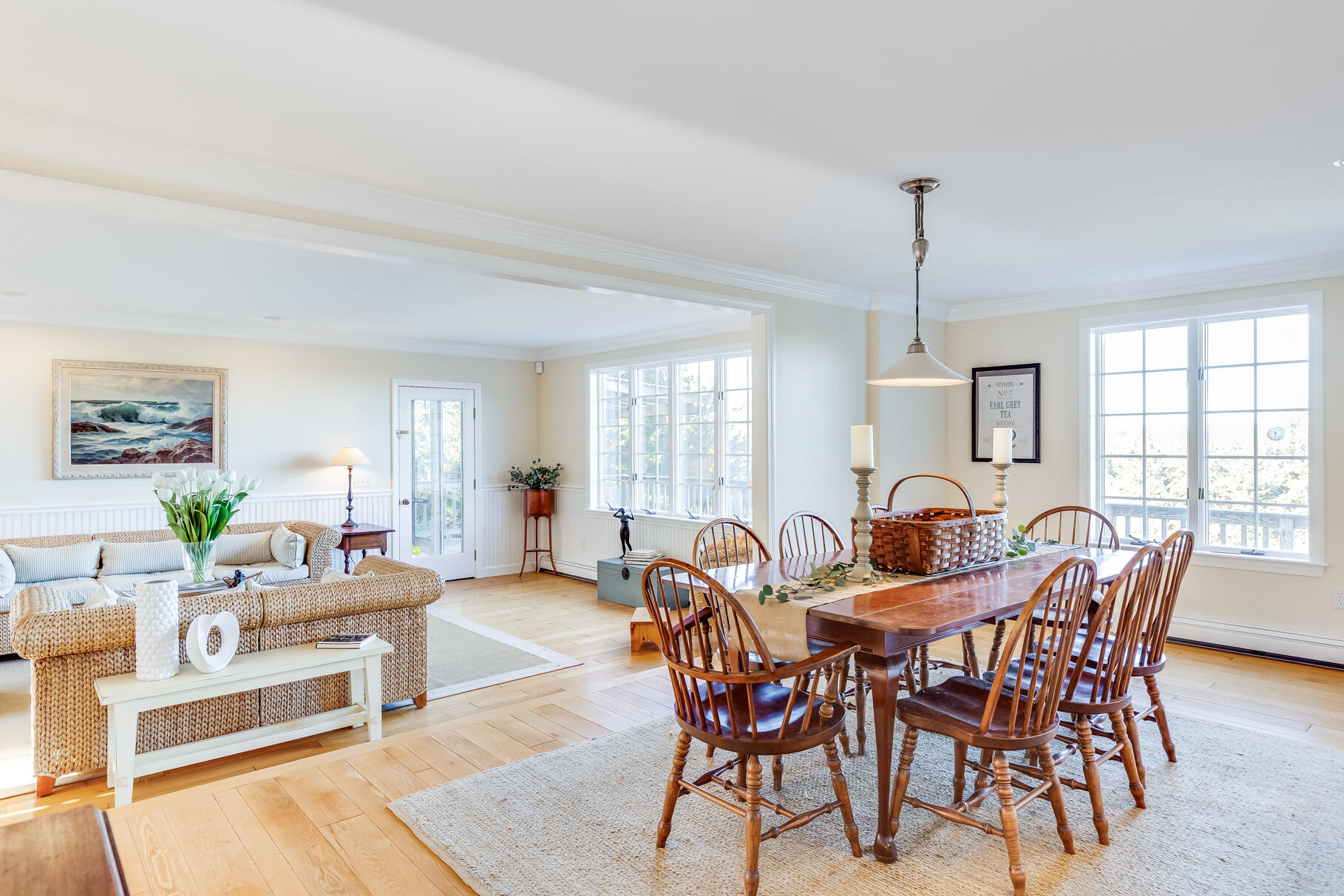 6-12 Snow Way Orleans, MA 02653 - Photo 13 of 42 a view of a dining room with furniture
