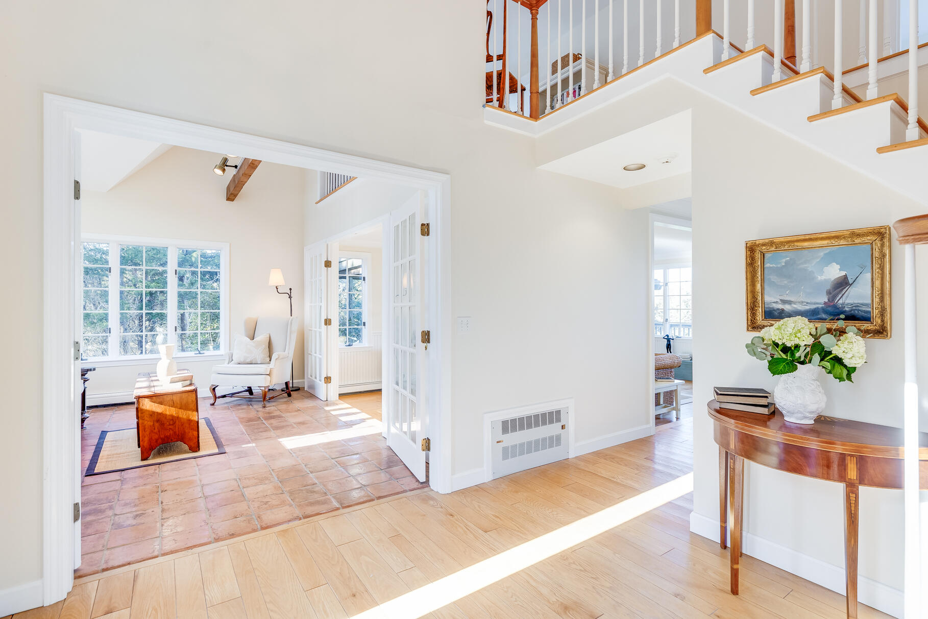 6-12 Snow Way Orleans, MA 02653 - Photo 5 of 42 a living room with furniture and a potted plant