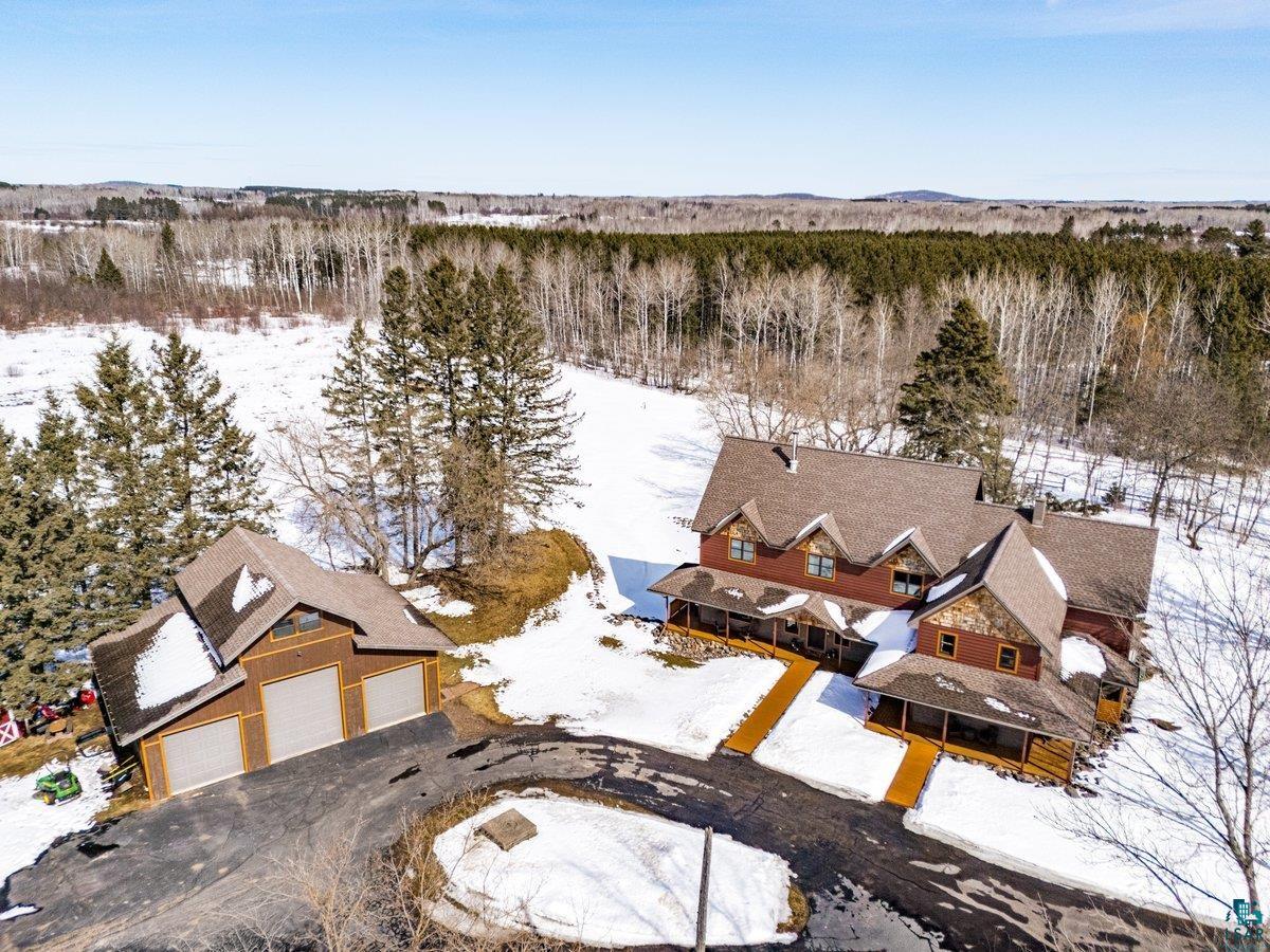27 West Stark Road Esko, MN 55733 - Photo 45 of 47 View of snowy aerial view