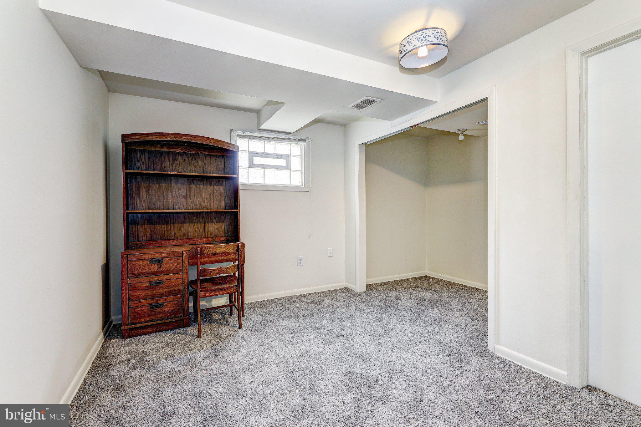 7438 Prince George Road Baltimore, MD 21208 - Photo 30 of 39 Basement Bedroom/Office.