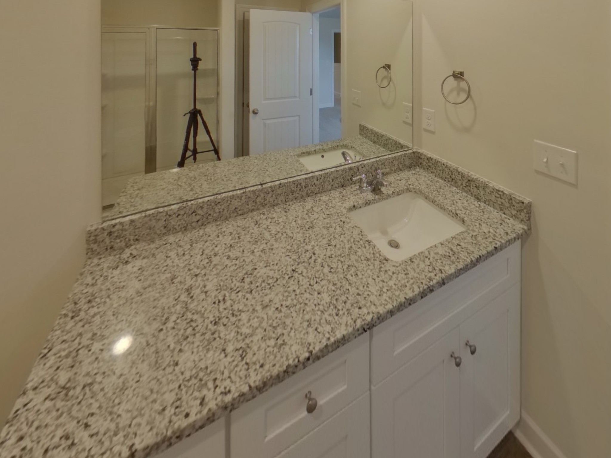 2404 Nabali Way Murfreesboro, TN 37127 - Photo 6 of 15 a bathroom with a granite countertop sink and a mirror