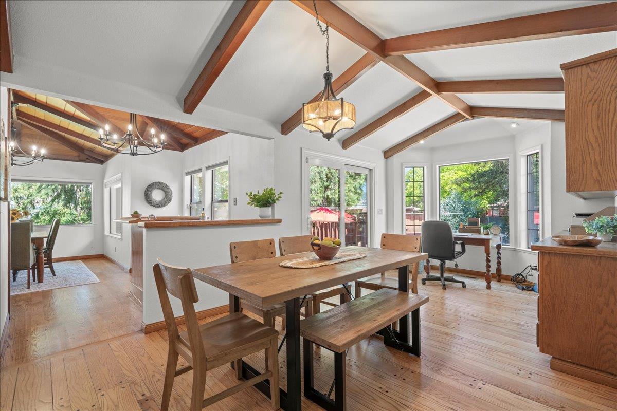 14325 Monterey Road Morgan Hill, CA 95037 - Photo 15 of 41 a view of a dining room with furniture window and wooden floor