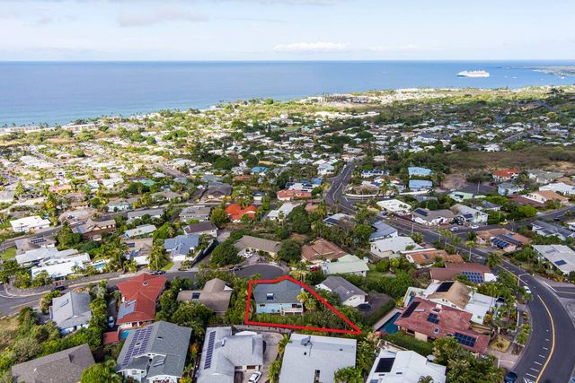 an aerial view of a building
