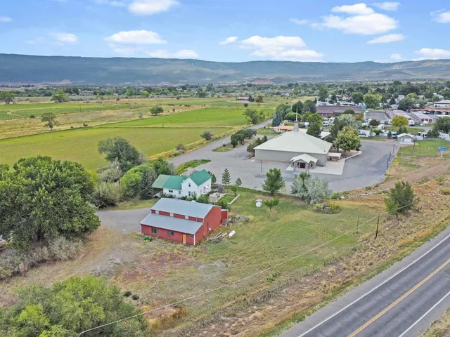 a view of a city & an ocean view