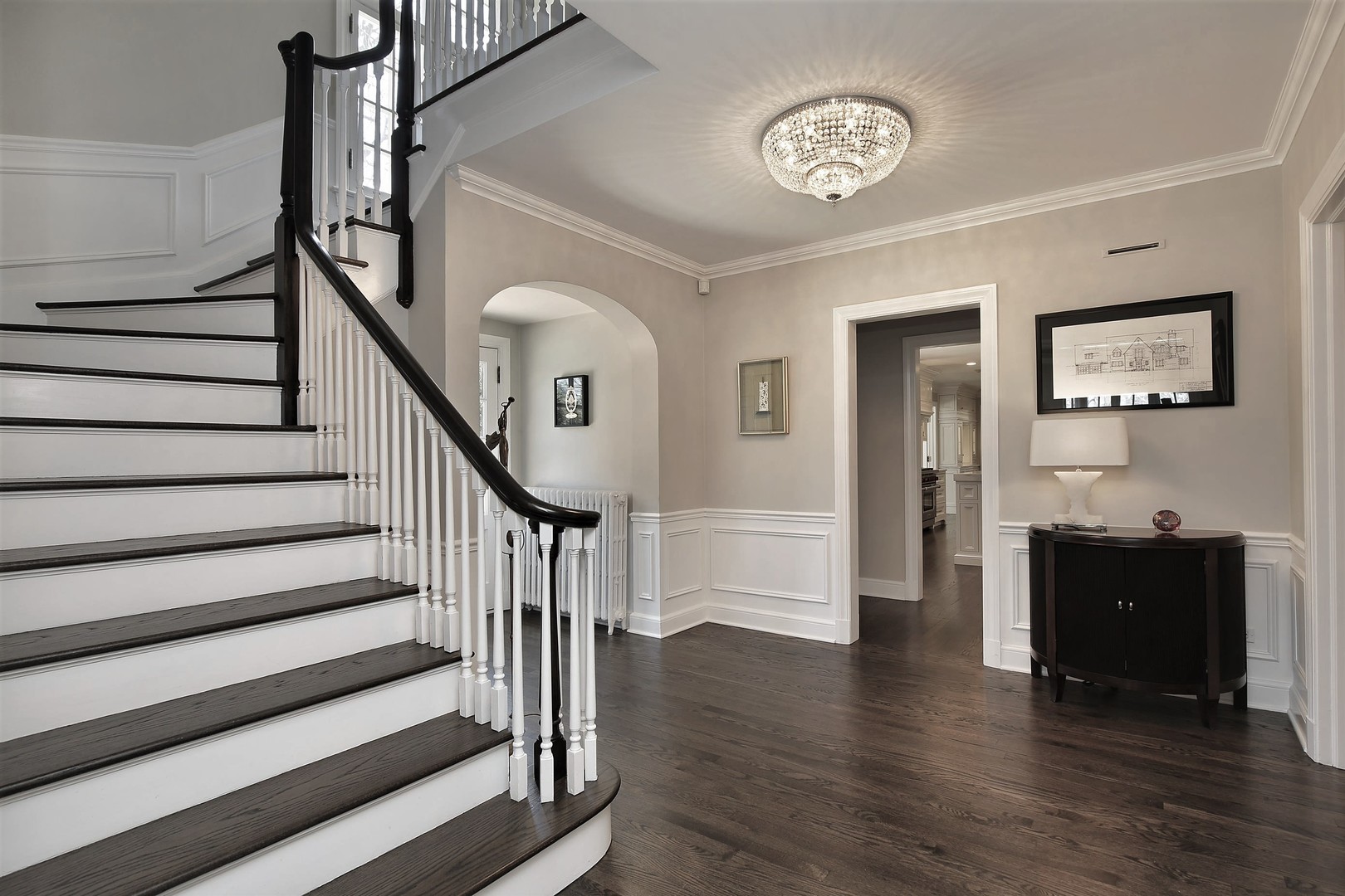 511 Rosemary Road Lake Forest, IL 60045 - Photo 3 of 40 a view of entryway with stairs and wooden floor