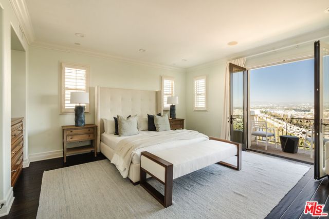 a view of a balcony with an ocean view
