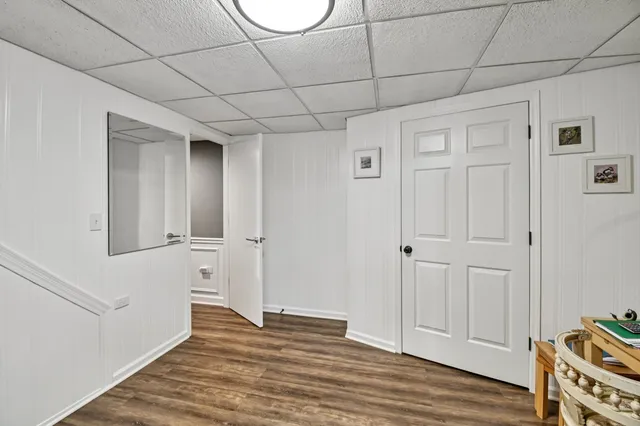 a view of storage and utility room