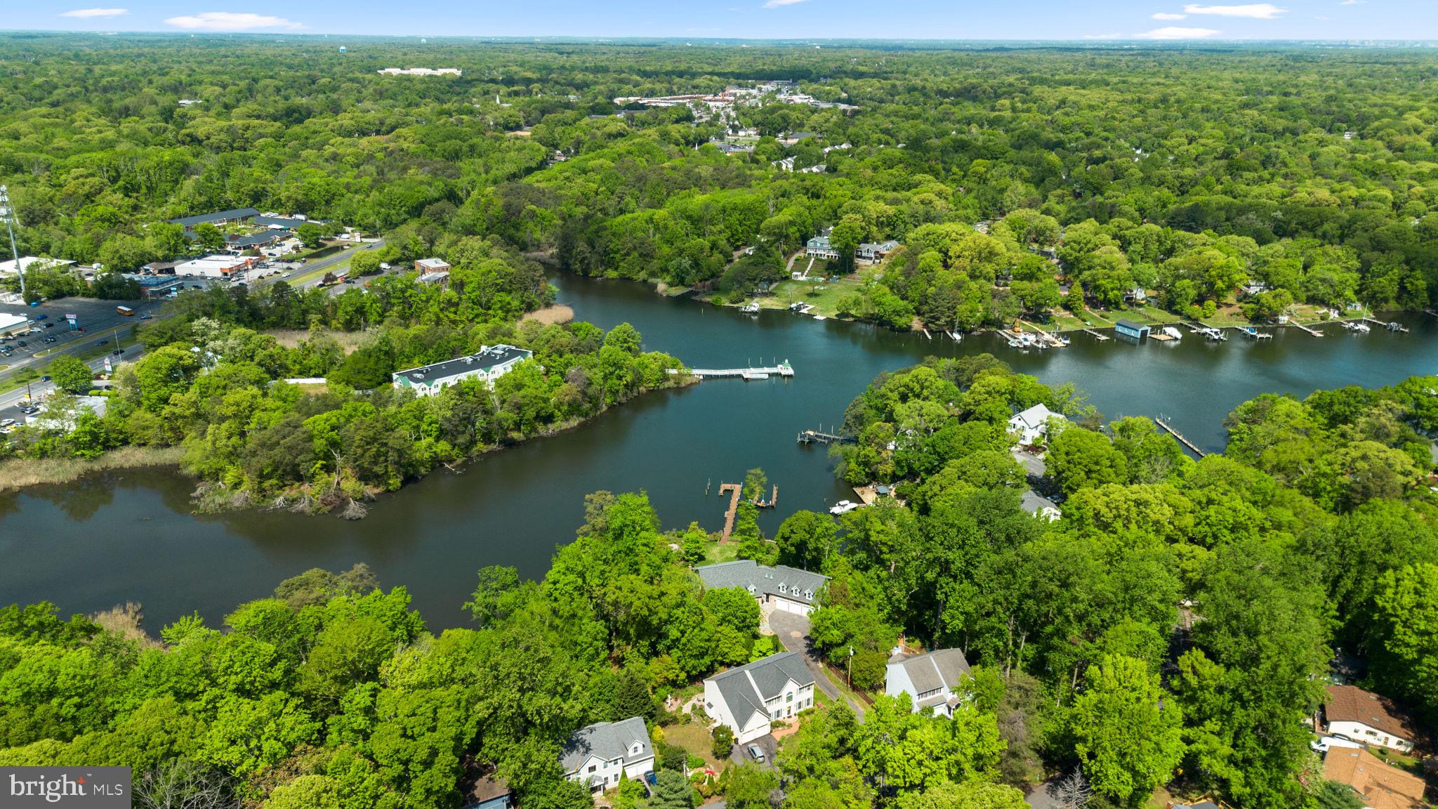 798 Creek View Road Severna Park, MD 21146 - Photo 72 of 72 an aerial view of residential houses with outdoor space and lake view