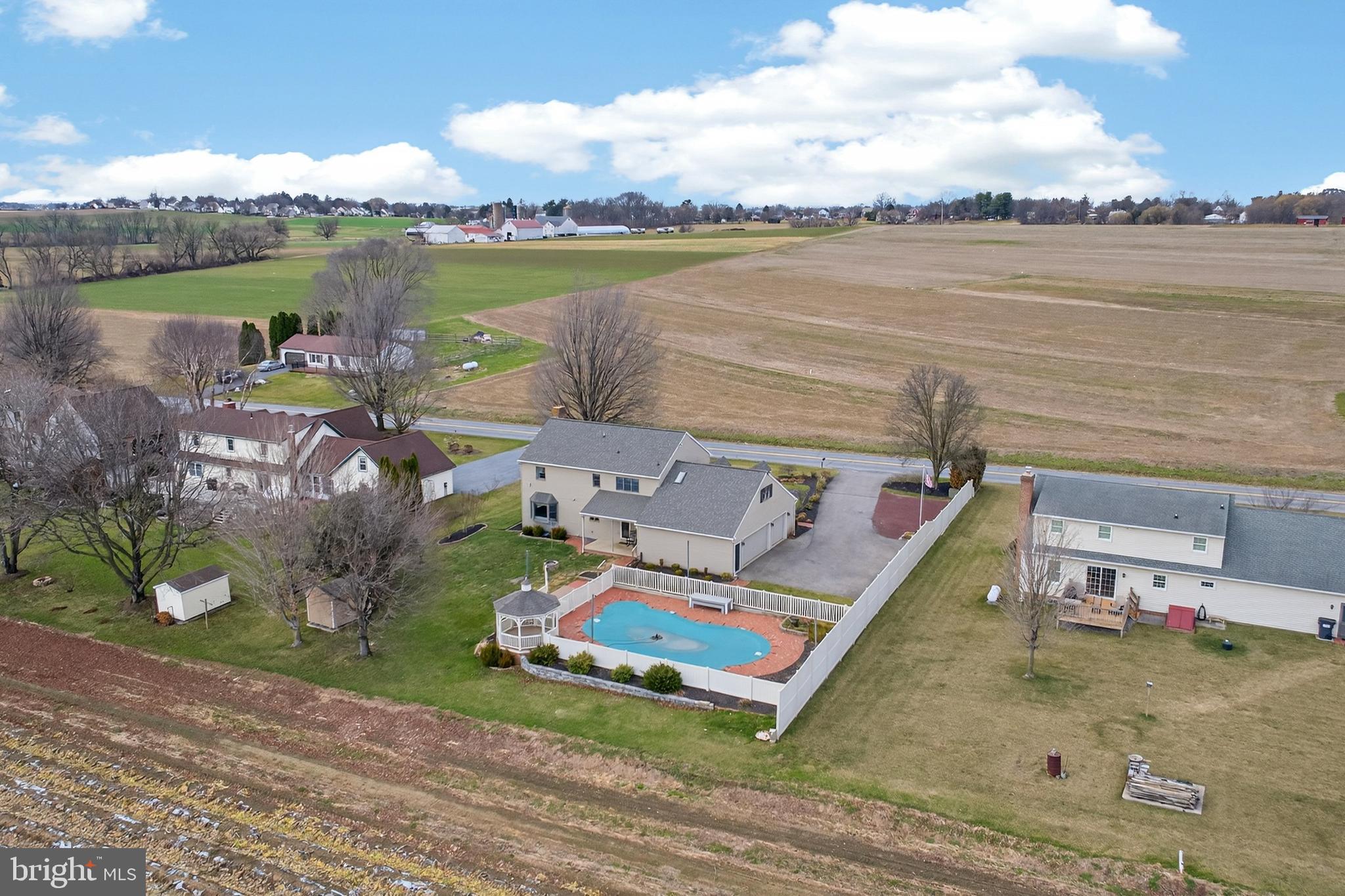 414 Twin Elm Road Strasburg, PA 17579 - Photo 3 of 30 an aerial view of a house
