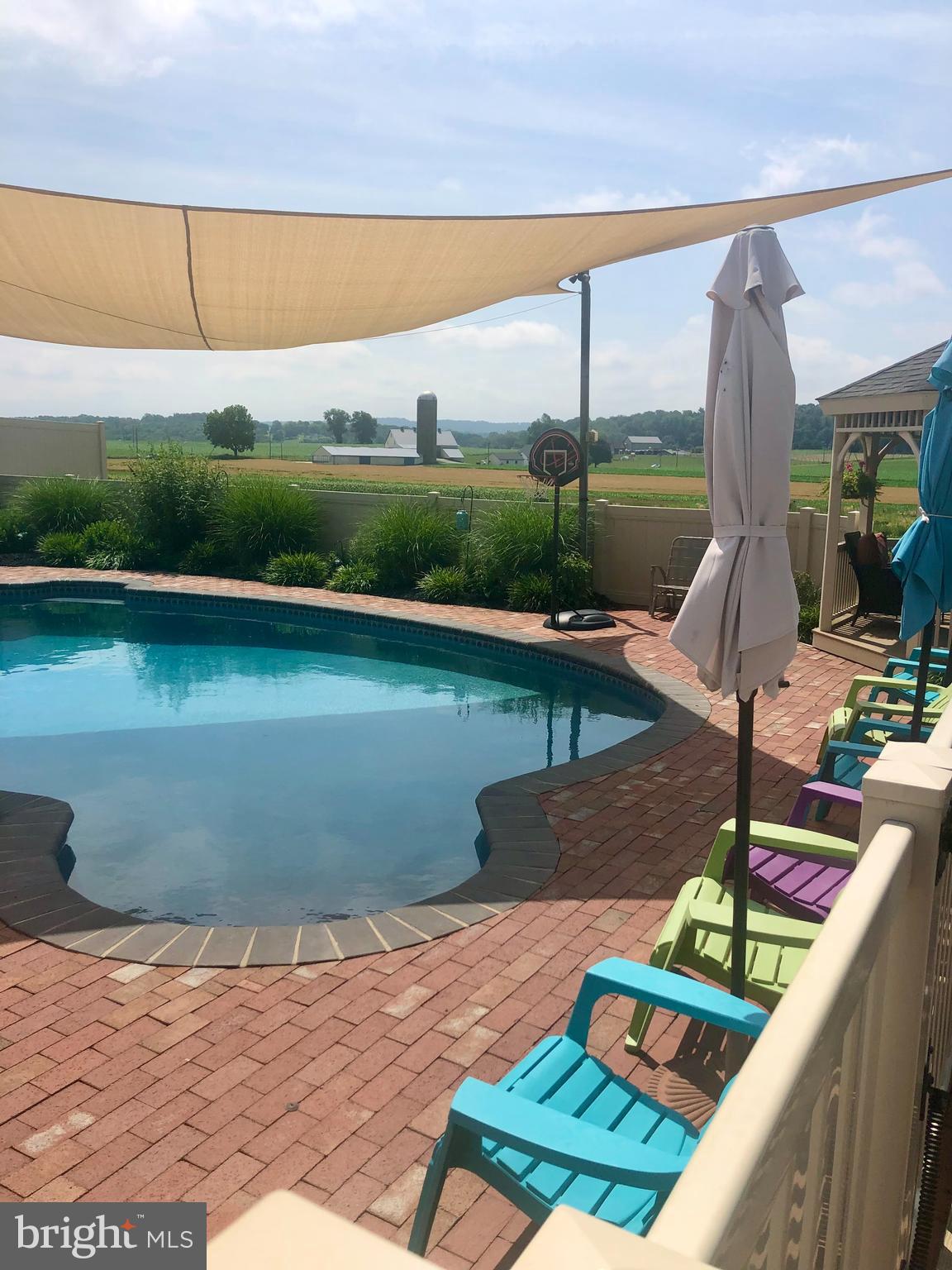 414 Twin Elm Road Strasburg, PA 17579 - Photo 4 of 30 a view of swimming pool from a balcony