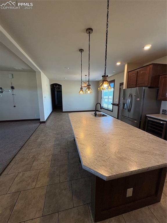 1925 Doe Valley Road Guffey, CO 80820 - Photo 19 of 31 a view of a kitchen with a sink