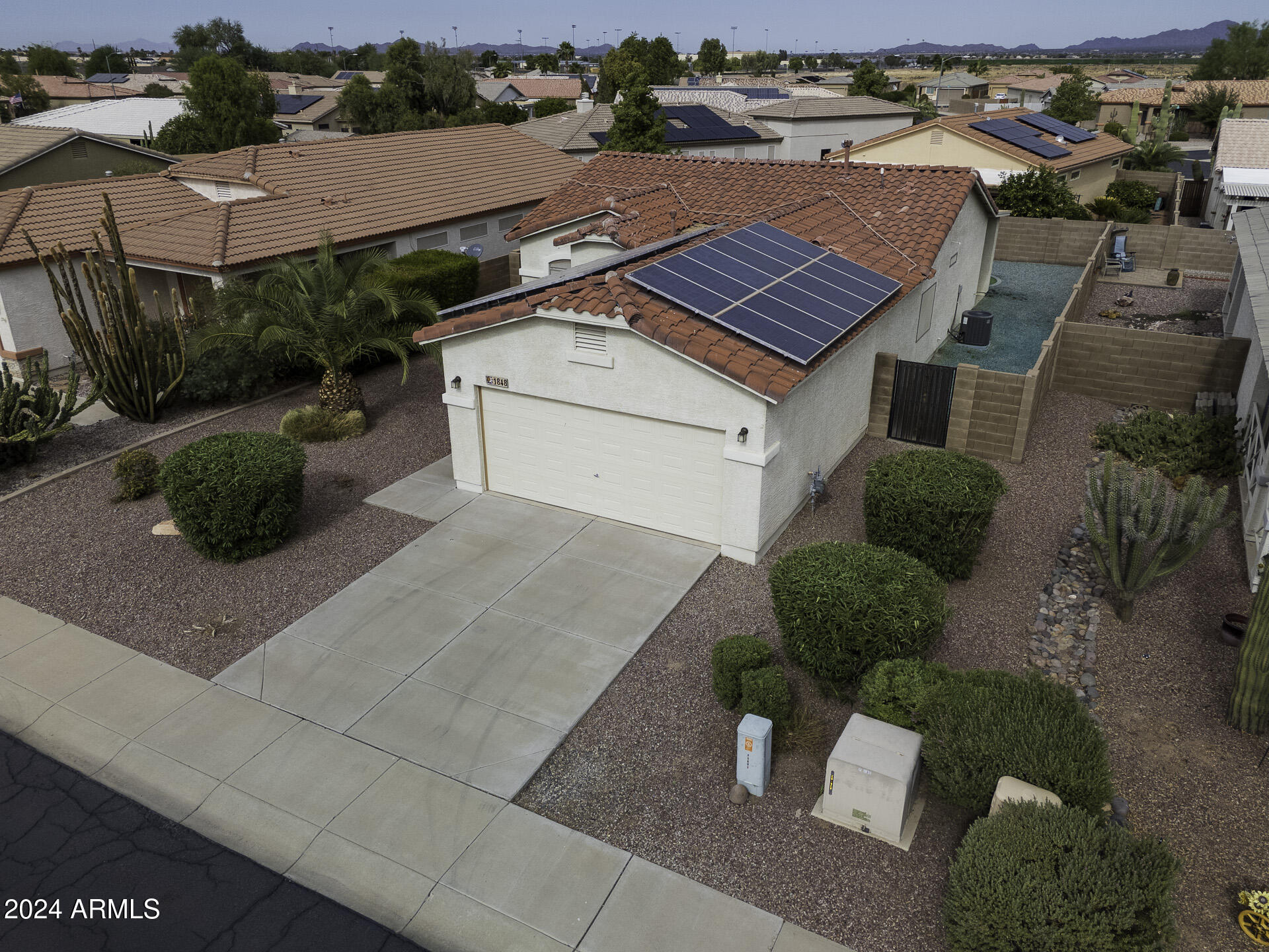 1848 East Sycamore Road Casa Grande, AZ 85122 - Photo 30 of 36 UAS Front Right